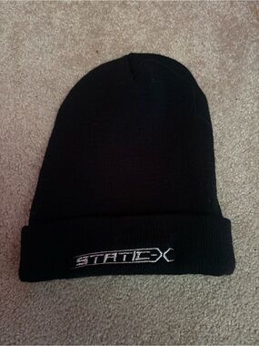 STATIC-X Black Knit Beanie